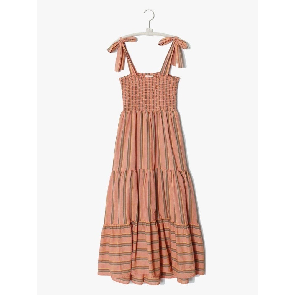XĂrena Lorraine Dressâ Terracotta Stripe | XS | Made in USA - Picture 4 of 11